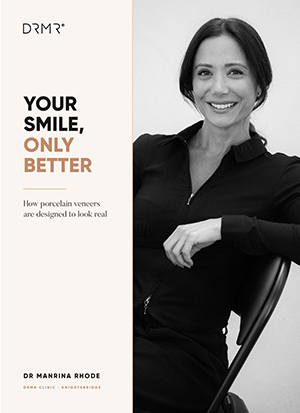Your Smile, Only Better, a free guide to porcelain veneers by Dr Manrina Rhode